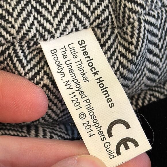 Sherlock Holmes "Little Thinker" 12 inch Plush Doll The Unemployed Philosophers - Picture 8 of 10